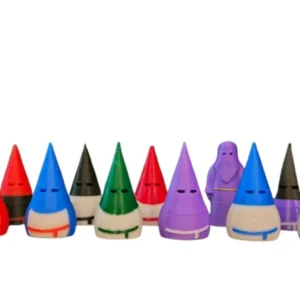 Mini nazarenos 3D de colores